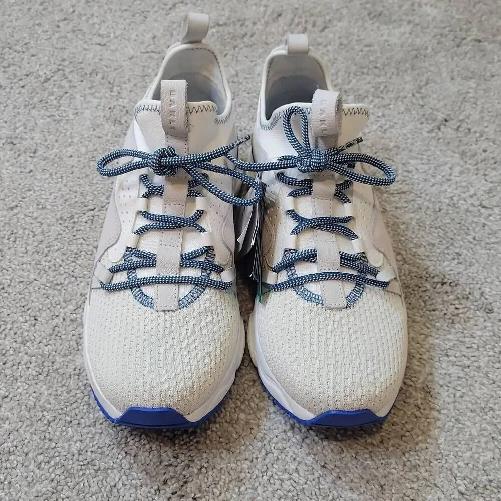 Oakley Men's Cosmos Sneaker White Blue Size 9.5